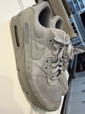 Nike Air Max 90 Grey Wolf Men's Gray Athletic Sneakers - Classic Comfort